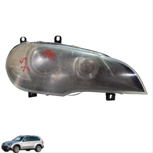 Farol Direito Bmw X5 E70 2008 2009 2011 2012 2013 2014 Usado