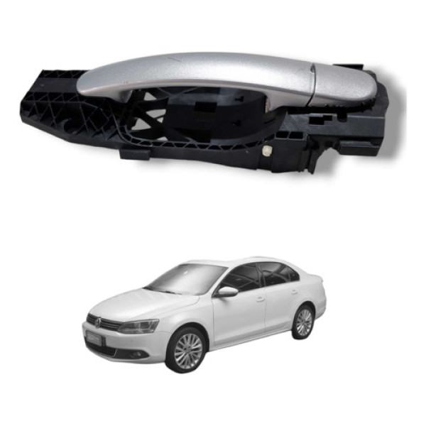 Maçaneta Externa Traseira Esquerda Vw Jetta 2011 20 Usado