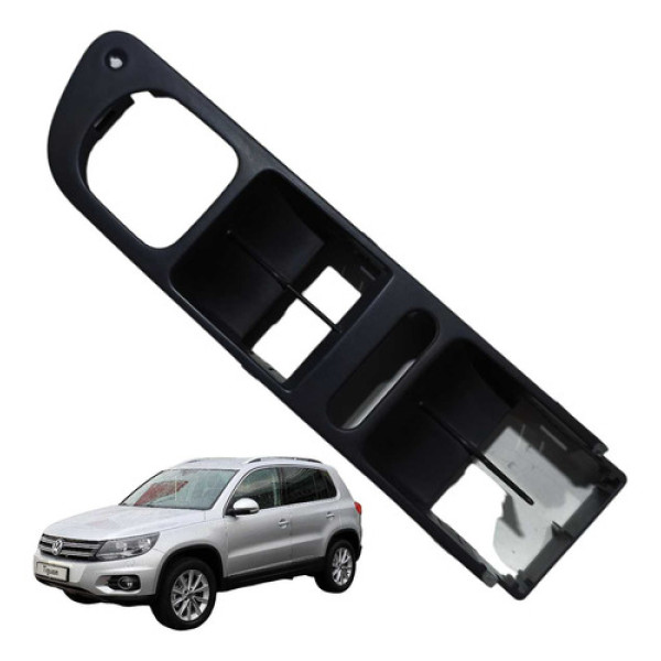 Moldura Comando De Vidro Motorista Tiguan 2009 2016 Usado