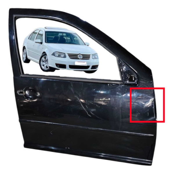 Porta Dianteira Direita Vw Bora 2001 2004 2007 2009 Usado