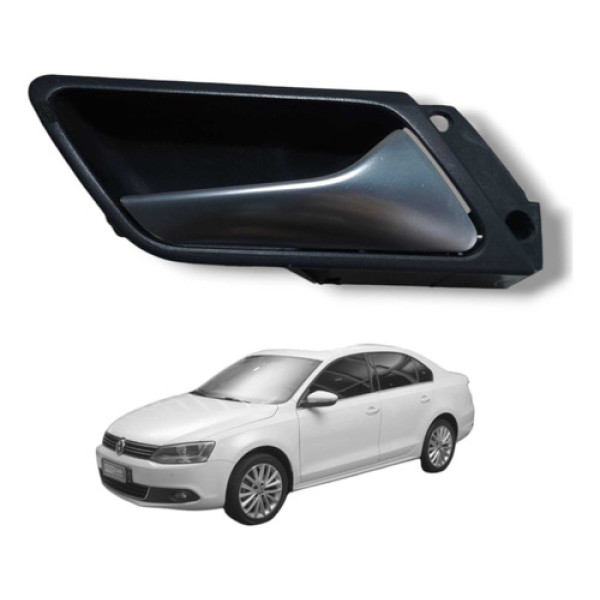 Maçaneta Interna Traseira Direita Jetta Tsi 2011 2014 Usado