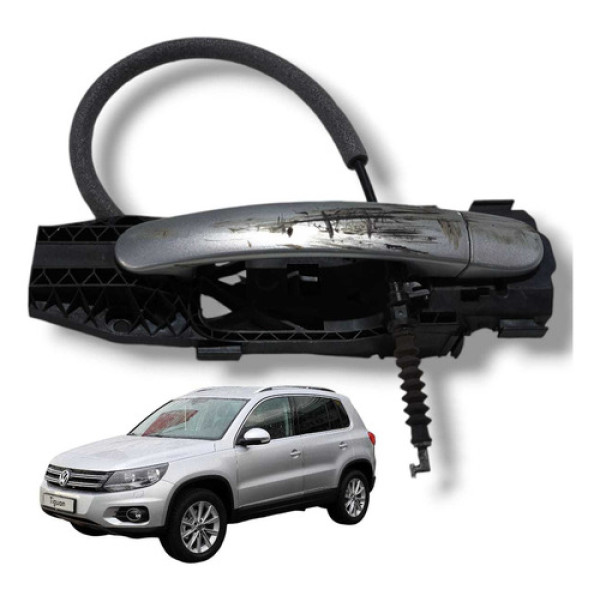 Maçaneta Externa Dianteira Vw Tiguan 2009 2013 Direita Usado