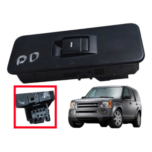 Botão Vidro Dianteiro Direito Discovery 3 2.7 2005 A Usado