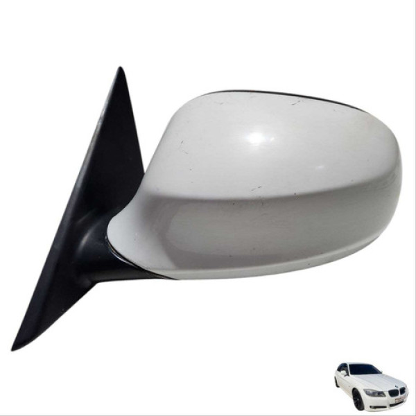 Retrovisor Lado Esquerdo Bmw 320i E90 2007 2009 2012 Usado