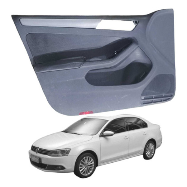 Forro De Porta Dianteiro Esquerdo Jetta Tsi 2011 2014 Usado