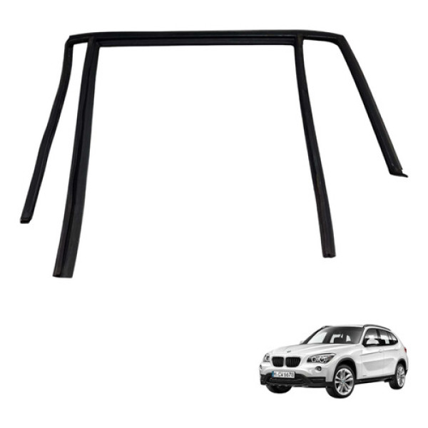 Borracha Caneleta Porta Traseira Esq Bmw X1 2013 2015 Usado