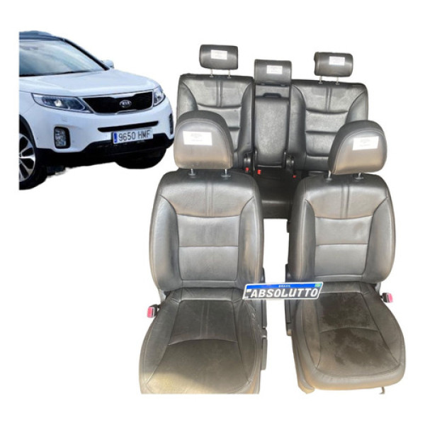 Jogo De Bancos Couro Kia Sorento 2.4 2010 2014 Usado