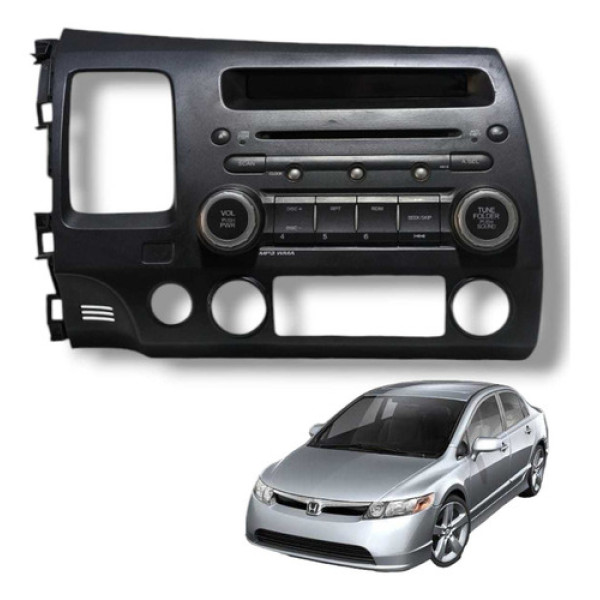 Radio Som Automotivo Honda Civic 07 11 Original 39100snjm03