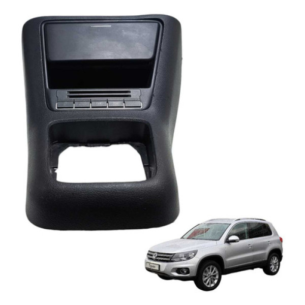 Moldura Console Marcha Volkswagen Tiguan 2009 2013