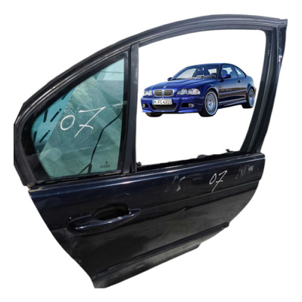 Porta Traseira Direita Bmw E46 320i 2001 2005 2007 Usado