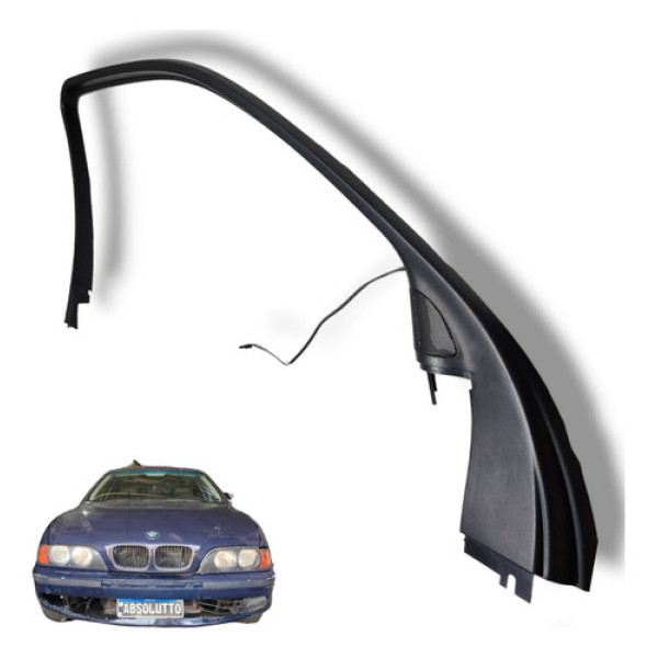 Moldura Porta Dianteira Esquerda Bmw 528i 1995 1999 Usado
