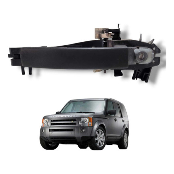 Maçaneta Externa Dianteira Esquerda Discovery 3 2004 Usado