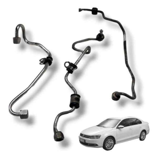  Tubo Cano Bomba De Alta Injeção Jetta Tsi 2.0 2011 2013