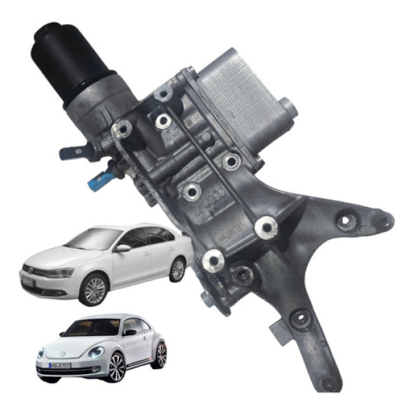 Suporte Filtro Óleo Completo Fusca Jetta Tsi 211cv 2013 Usad