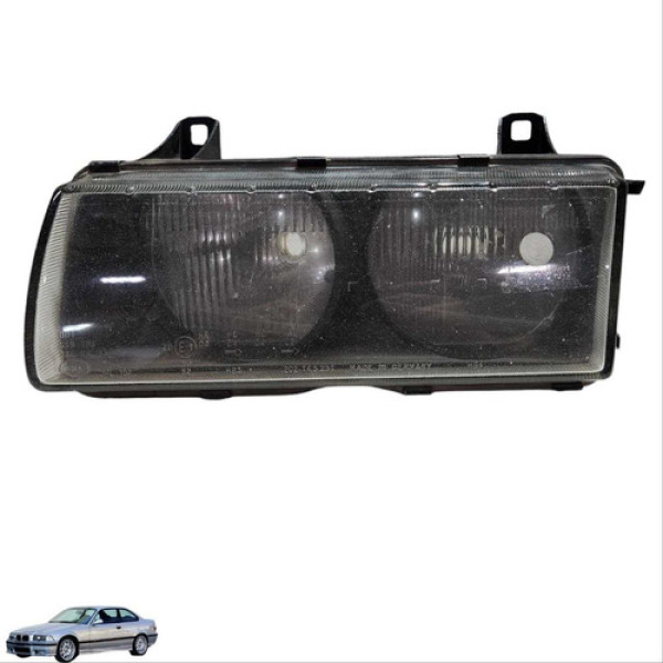 Farol Esquerdo Bmw 325i E36 1991 1993 1995 1996  1998 Usado