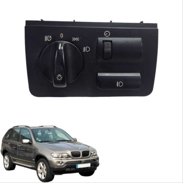 Botao Luz Farol  Bmw X5 2001 2002 2003 2004 2005 2006 Usado
