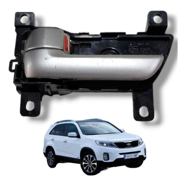 Maçaneta Interna Kia Sorento 2009 2014 Traseira Esqu Usado