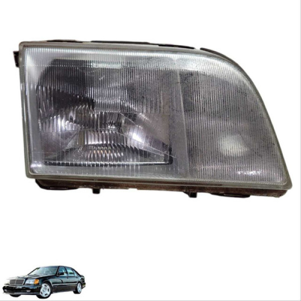 Farol Direito Mercedes W140 S 1991 1992 1995 1997 1998 Usado